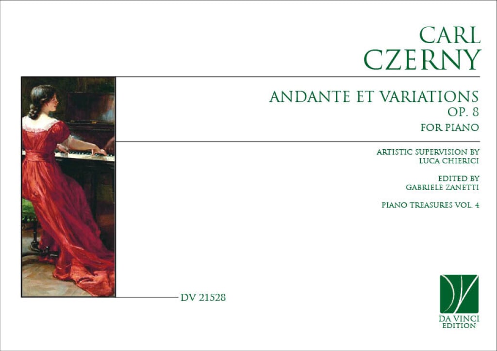 Andante et Variations Op. 8, for Piano